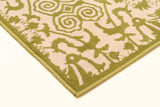 Funky Lace Design Rug Lime