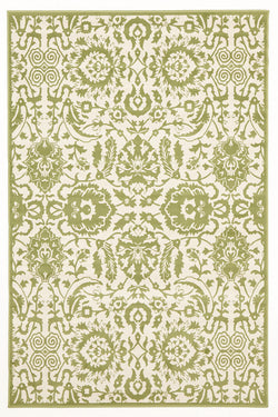 Funky Lace Design Rug Lime