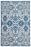 Funky Lace Design Rug Blue