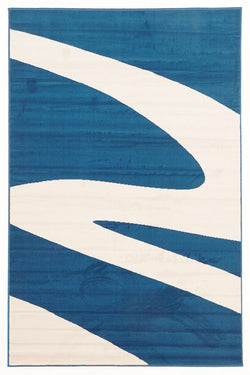 Swish Modern Rug Blue