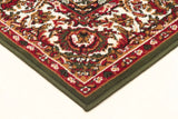 Traditional All Over Pattern Rug Green