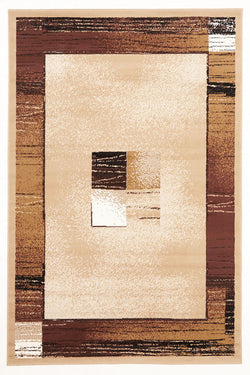 Geometrical Border Pattern Rug