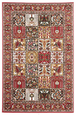 Traditional Compartment Pattern Rug