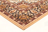 Traditional Pattern Medallion Rug Beige