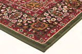 Traditional Pattern Medallion Rug Green