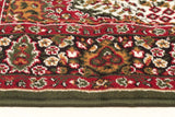 Traditional Pattern Medallion Rug Green