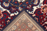 Traditional Pattern Medallion Rug Navy Red