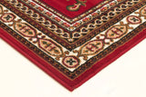 Classic Pattern Rug Red