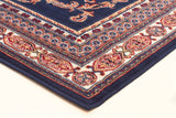 Classic Medallion Rug Navy Blue