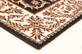 Classic Patterned Rug Black