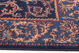 Classic Pattern Navy Blue Rug