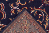 Classic Pattern Navy Blue Rug