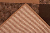 Modern Squares Rug Beige Brown