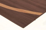 Modern Rug Brown Beige Cream