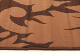 Dark Brown And Light Brown Pattern Rug