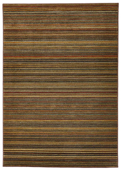 Traditional Stripped Rug Beige