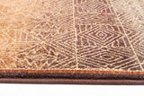 Tribal Design Rug Brown