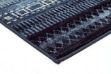 One Tribe Navy Modern Rug