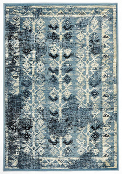 Urdu Tribal Rug Blue