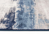 Anita Abstract Rug Blue Cream