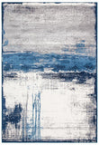 Anita Abstract Rug Blue Cream