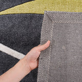 Ribbon Pattern Rug Charcoal