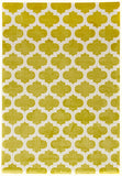 Trellis Stylish Design Rug Green