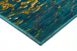 Adela Modern Blue Green Rug