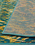 Adela Modern Blue Green Rug