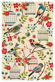 Finch and Nest Exquisite Indoor Outdoor Rug Cream