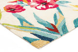 Toucan Tropical Indoor Outdoor Rug Cream