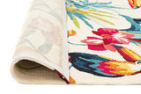 Toucan Tropical Indoor Outdoor Rug Cream