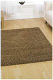 Soft Dense Plain Dark Beige Shag Rug