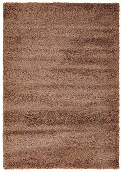 Soft Dense Plain Dark Beige Shag Rug