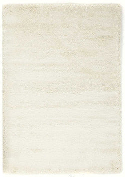 Soft Dense Plain Ivory Shag Rug