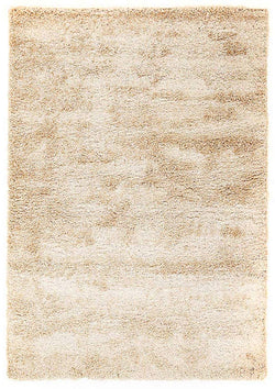 Soft Dense Plain Light Beige Shag Rug