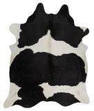 Exquisite Natural Cow Hide Black White