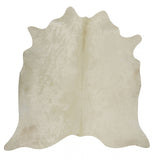 Exquisite Natural Cow Hide White