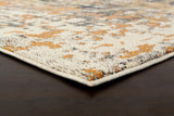 Sonia Contemporary Rug Rust Navy