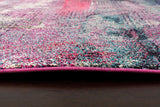 Jasmin Brushstroke Dazzling Rug Fuschia