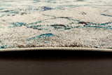 Maroc Transitional Modern Rug Blue