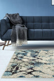 Maroc Transitional Modern Rug Blue