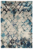 Maroc Transitional Modern Rug Blue