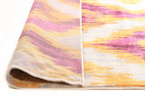 Divinity Burst Aubergine Modern Rug