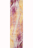 Divinity Strokes Violet Modern Rug