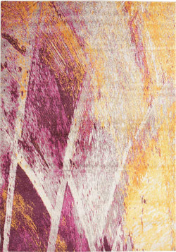 Divinity Strokes Violet Modern Rug