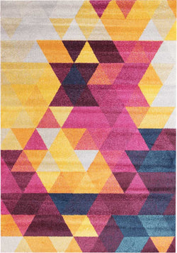 Divinity Triangle Multi Modern Rug