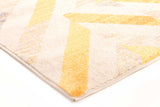 Divinity Slant Yellow Modern Rug