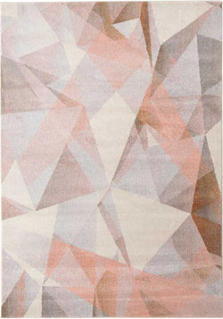 Divinity Shatter Blush Modern Rug