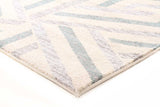 Divinity Link Teal Modern Rug